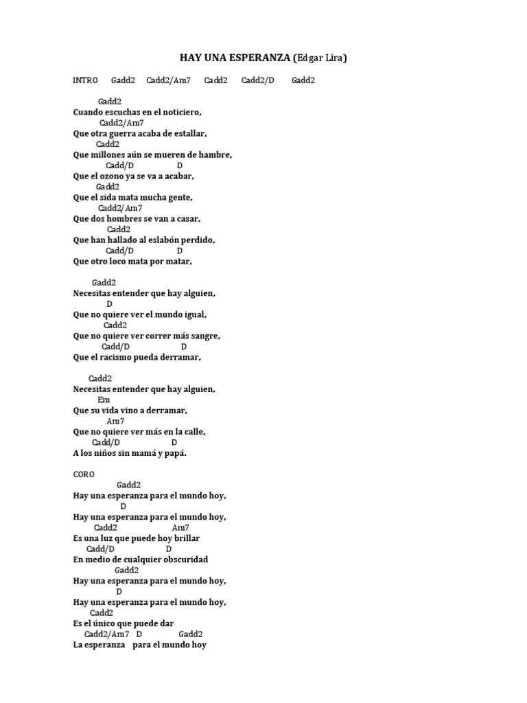 Hay Una Esperanza | PDF
