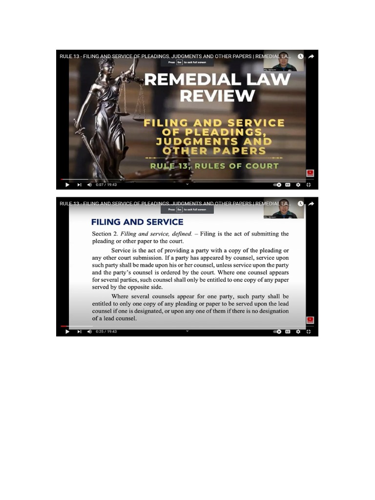 Rule 13 Rule 17 Slides PDF