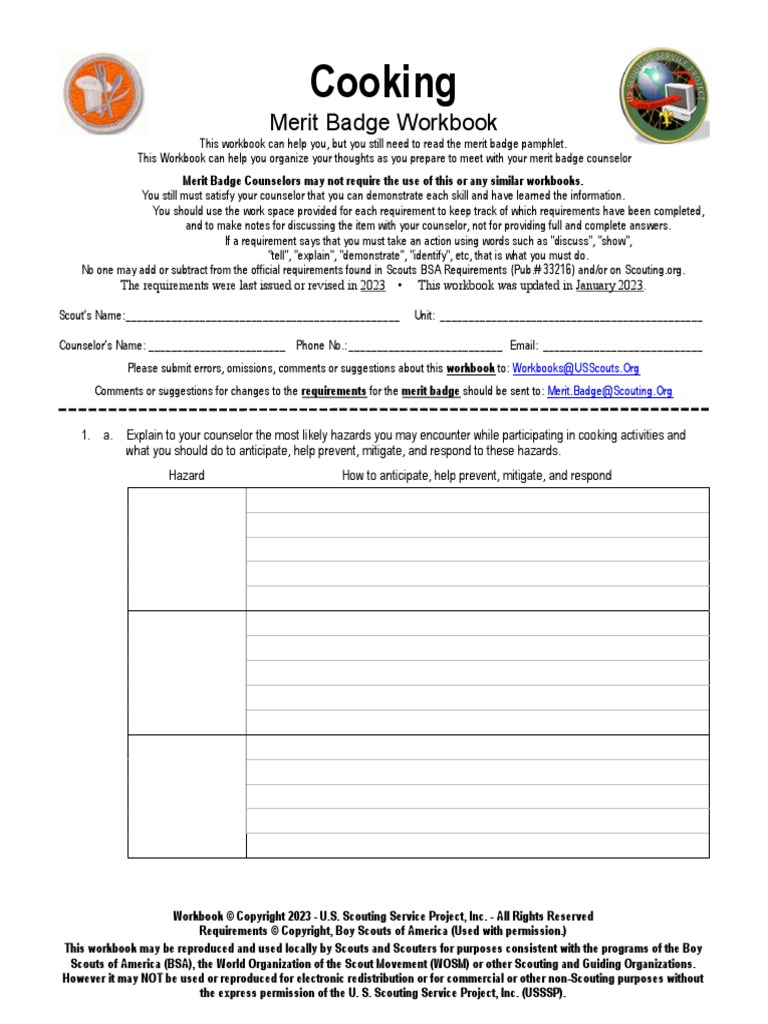 Cooking Workbook | Download Free PDF | Meal | Cooking