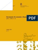 Documento Di Economia e Finanza 2011