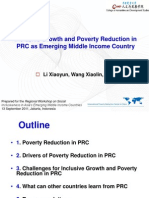 New Social Challenge On Inclusive Growth in The People's Republic of China (Presentation)