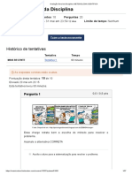 Avaliação Geral Da Disciplina - METODOLOGIA CIENTÍFICA CRUZEIRO DO SUL