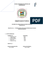 Practica 1. Etnobotanica de Plantas Medicinales Usadas Localmente