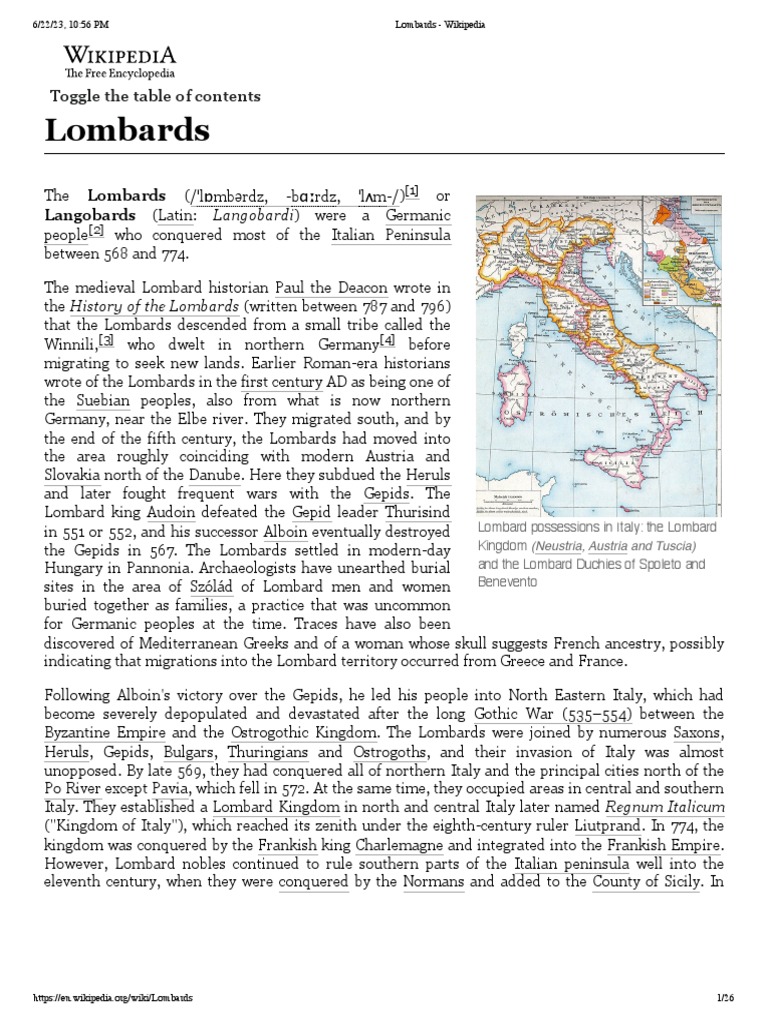 Lombards Wikipedia PDF