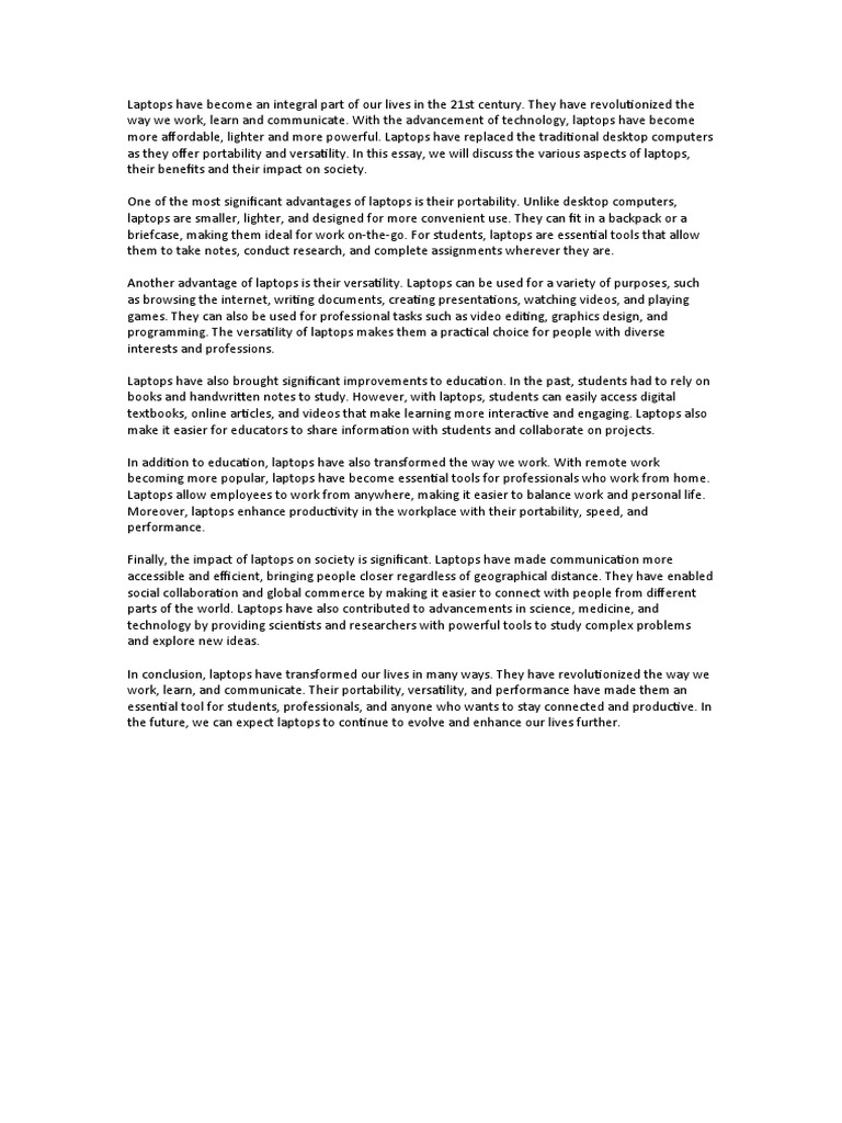 Laptops Pdf Laptop Communication