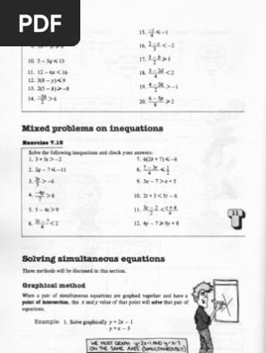 Simultaneous Equations