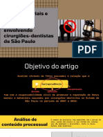 Danos Materiais e Morais em Processos Envolvendo Cirurgiões-Dentistas de São Paulo