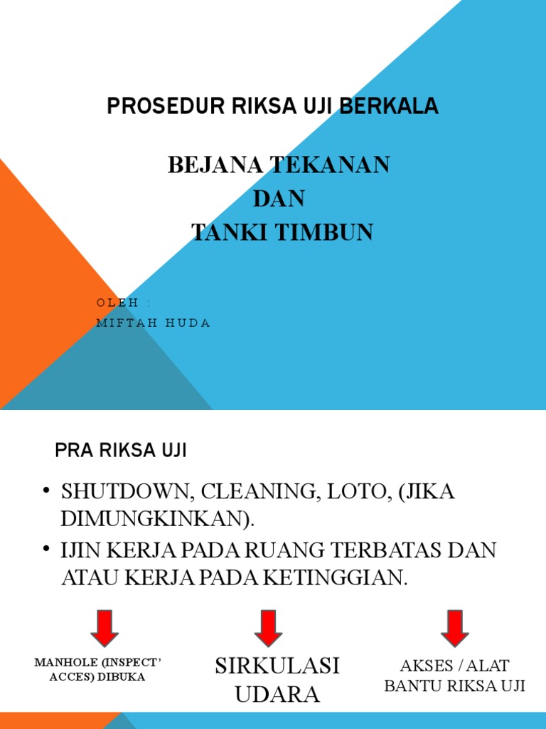 Prosedur Riksa Uji Bejana & Tanki | PDF | Komputer
