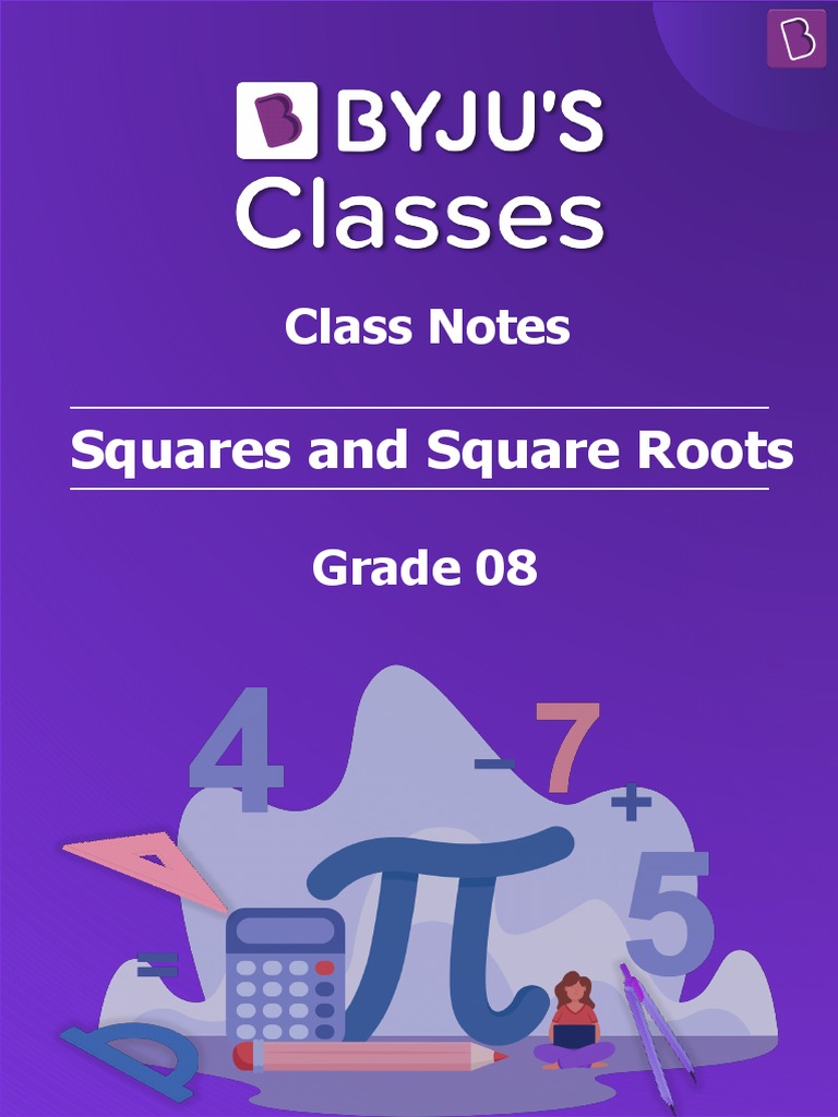 Squares and Square Roots Overview | PDF | Division (Mathematics ...