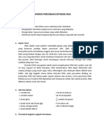 Laporan Percobaan Ektraksi Dna