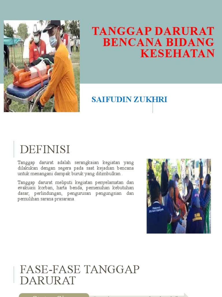 Tanggap Darurat Kesehatan | PDF | Kesehatan Holistik