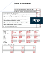 Fundamentals Ism Exam Answer Key