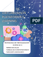 Reporte Proyecto 1 Virtualizacion Plataforma E-LEARNING