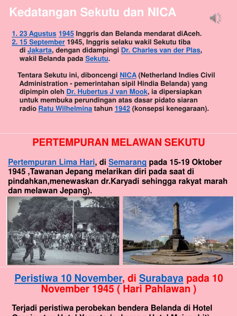 Pertempuran Indonesia Melawan Sekutu | PDF