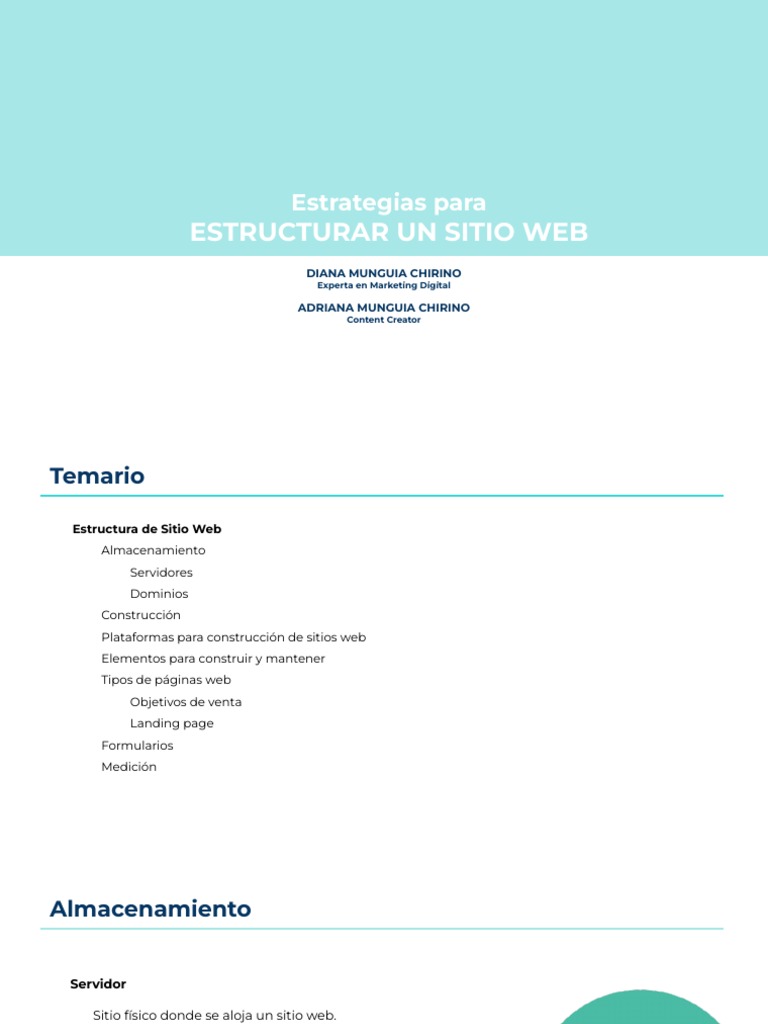 Estructura de Sitio Web | PDF | Red mundial | Internet y web