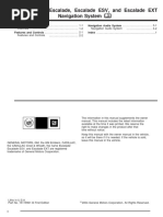 2005 Cadillac Escalade Navigation