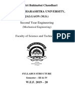 2019-20 S.E. Mechanical Engineering