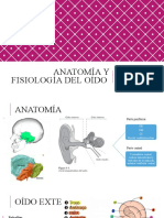 Anatomía y Fisiología Del Oído