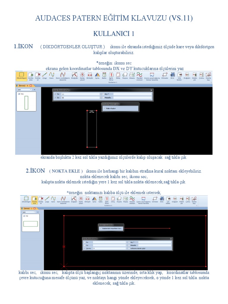 Audaces Pattern Eğitim Kitaplığı 1 | PDF