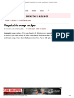 Vegetable Soup Recipe - How To Make Vegetable Soup - Swasthi's Recipes