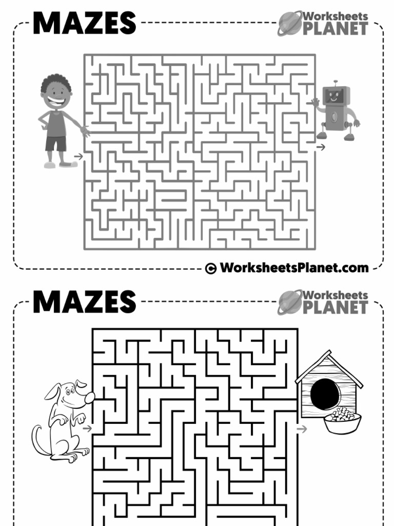 Mazes for Kids PDF