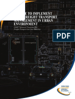 PIARC TCB4 Guide To Implement Road Freight Transport Management in Urban Environment