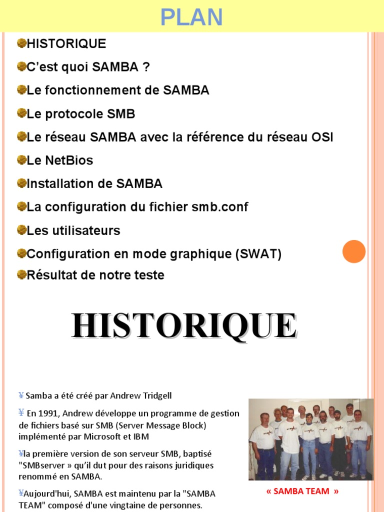 Guide d'installation et configuration de Samba | PDF | Serveur ...