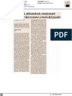 Laureati, Abbandoni, Studentati: Le Università Restano A Metà Del Guado - Il Sole24ore Del 22 Giugno 2023