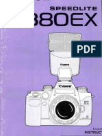 Manual Canon Speedlite 380EX 