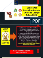 Verifikasi Pramuka Garuda 2023