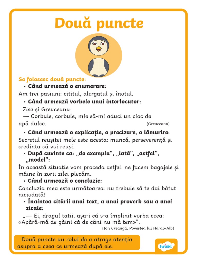 T M 1759 Semnul De Punctuatie Doua Puncte Plansa Explicativa Ver 2 Pdf