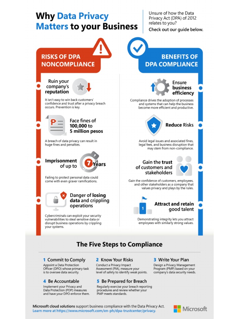 Infographic data privacy act infographic pdf