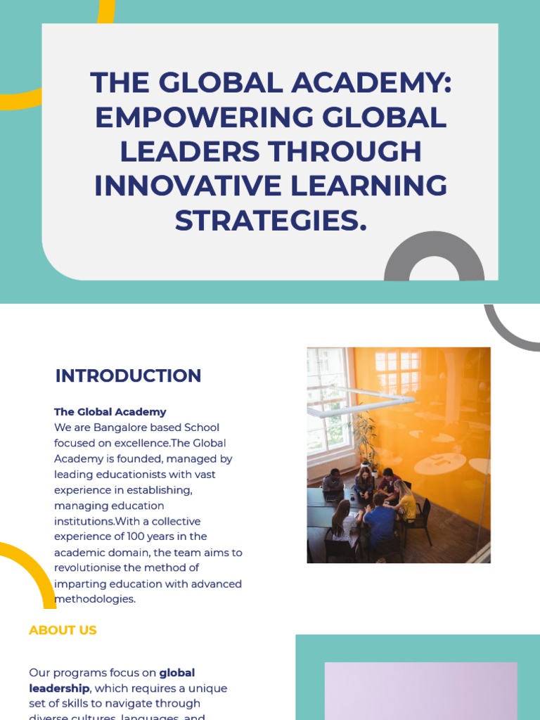 The Global Academy | PDF | Cognition | Learning