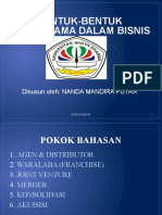 Bab 3 Bentuk2 Kerjasama Dalm Bisnis (Nanda)