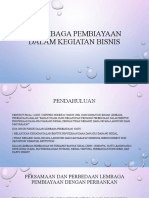 BAB 2 Lembaga Pembiayaan Dalam Kegiatan Bisnis