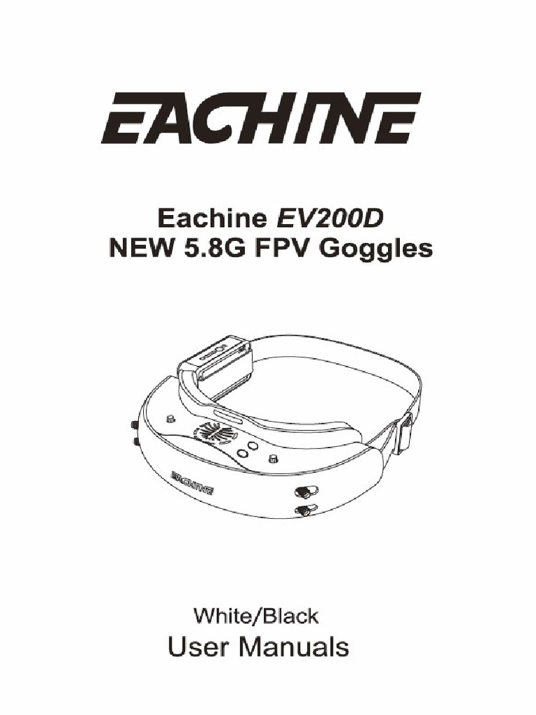 Eachine EV200D Manual PDF Digital Video Recorder Hdmi
