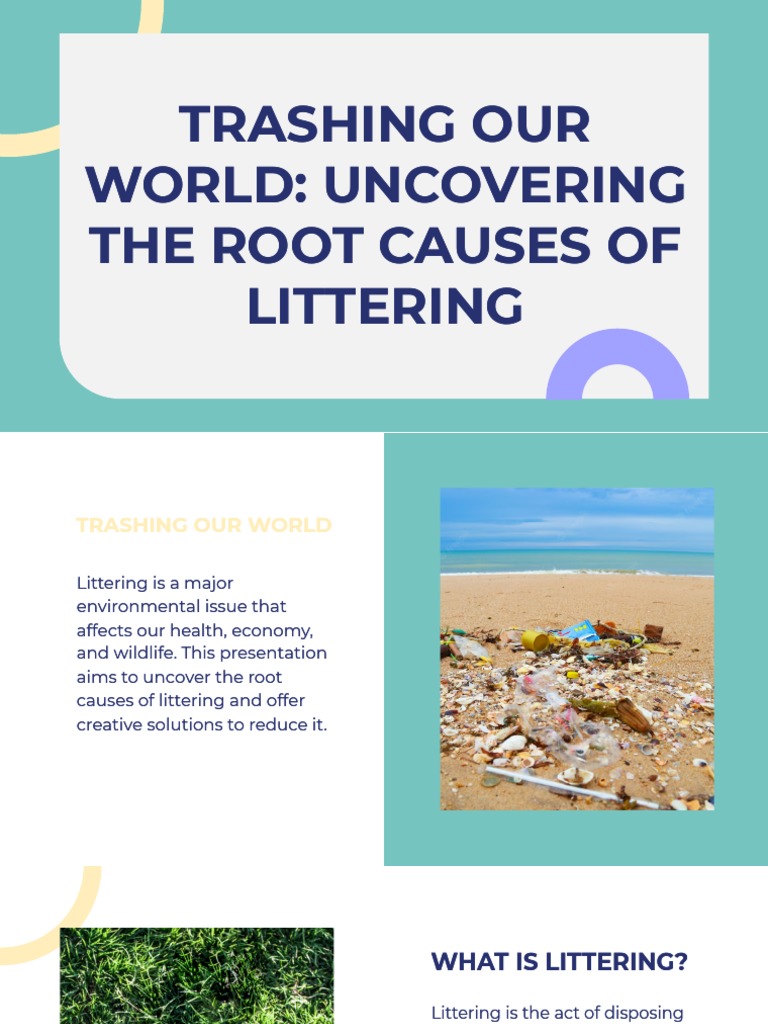 Wepik Trashing Our World Uncovering The Root Causes of Littering