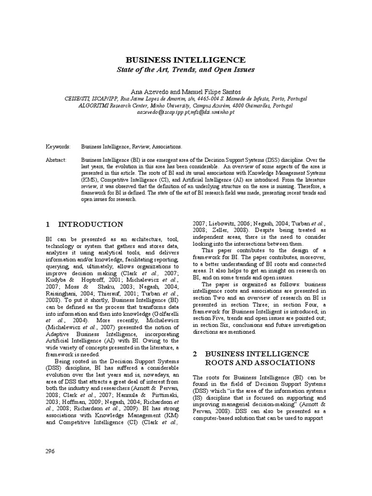 Business Intelligence Insights | PDF | Business Intelligence | Business ...