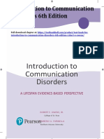 Test Bank For Introduction To Communication Disorders 6th Edition Robert e Owens