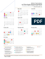 Calendario MU Psicología General Sanitaria - 0