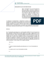 Resolução CAU BR 233 de Maio de 2023