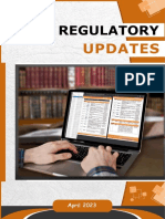 Regulatory Updates April1 - 2023
