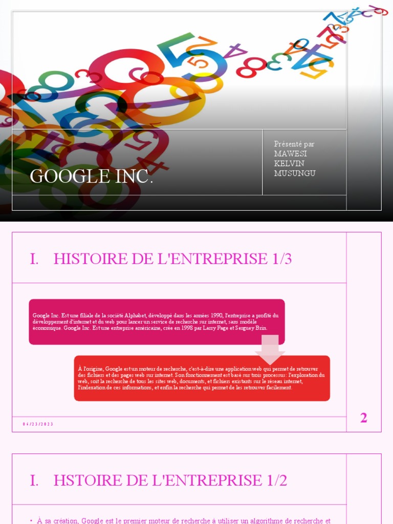Histoire et Modèle Économique de Google | PDF | Internet | Internet et Web