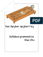 Grammaticasyllabus Klas 2hv 2