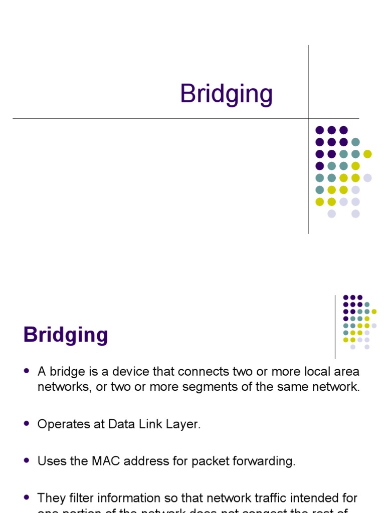 Bridging | PDF