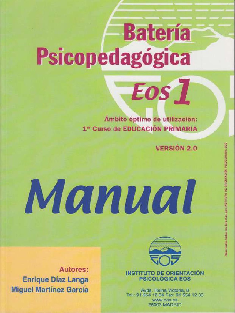 Manual EOS.1 | PDF