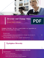 Diversity and Change Management