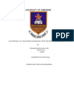 Dissertation Proposal Panashe Mujuru 2023