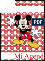 Agenda Diaria Mickey