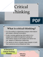 21st Century Lit - Q4 Lesson 3 Critical Thinking